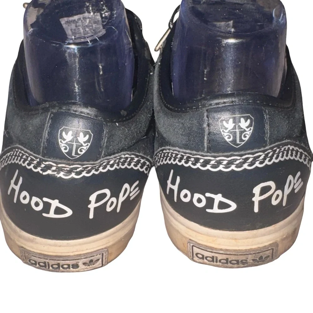 Adidas Hood By‎ Air HBA Sneakers 9.5 Graphic Low Top Streetwear Designer Collab